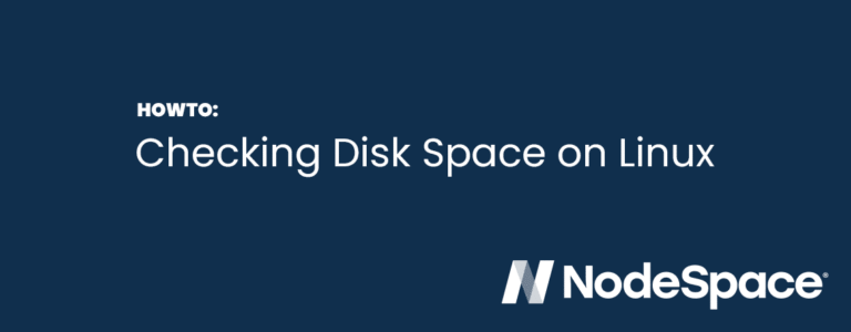 How to check disk space in Linux – NodeSpace Blog