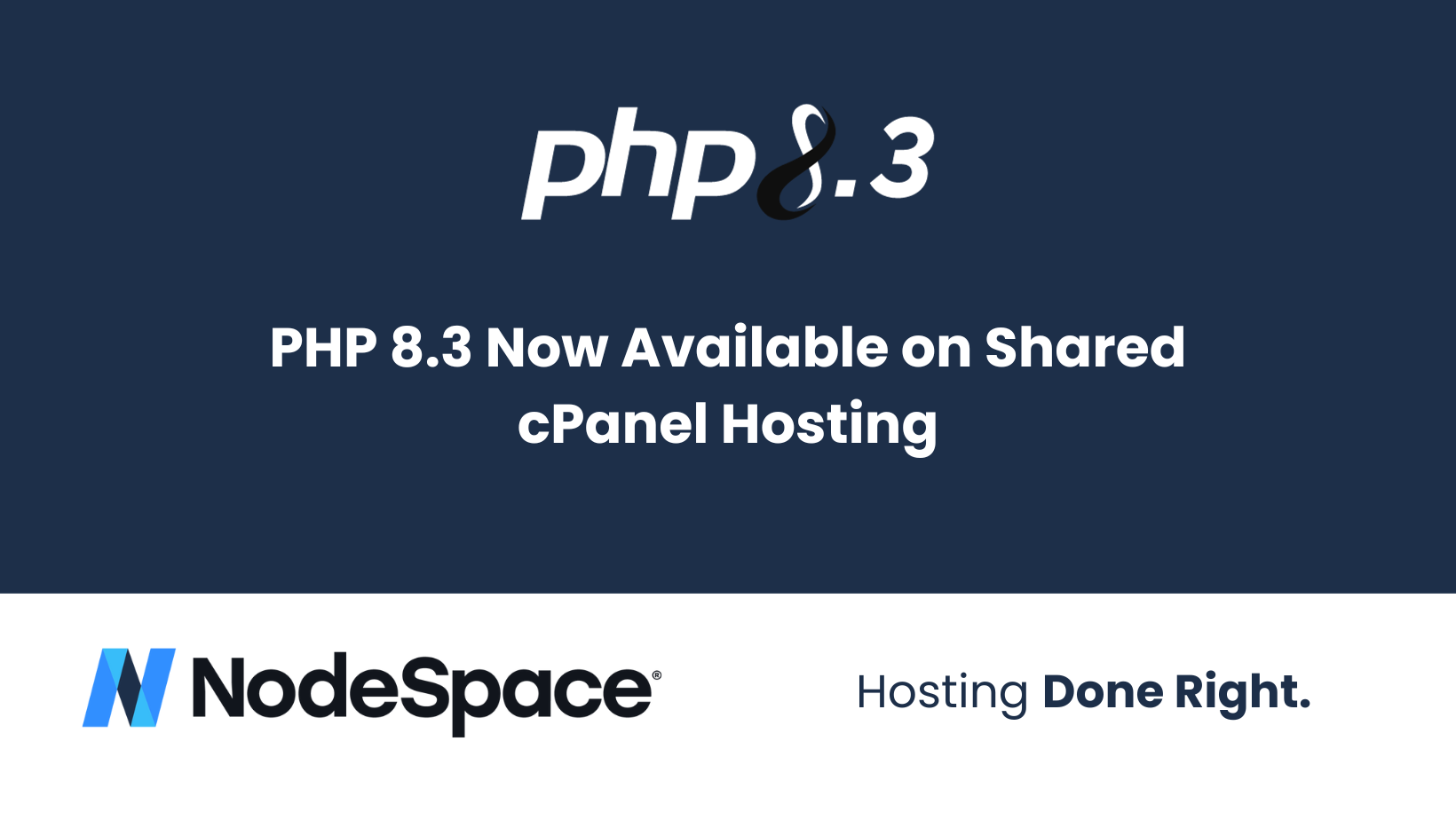 PHP 8.3 Available on Shared cPanel Hosting – NodeSpace Blog
